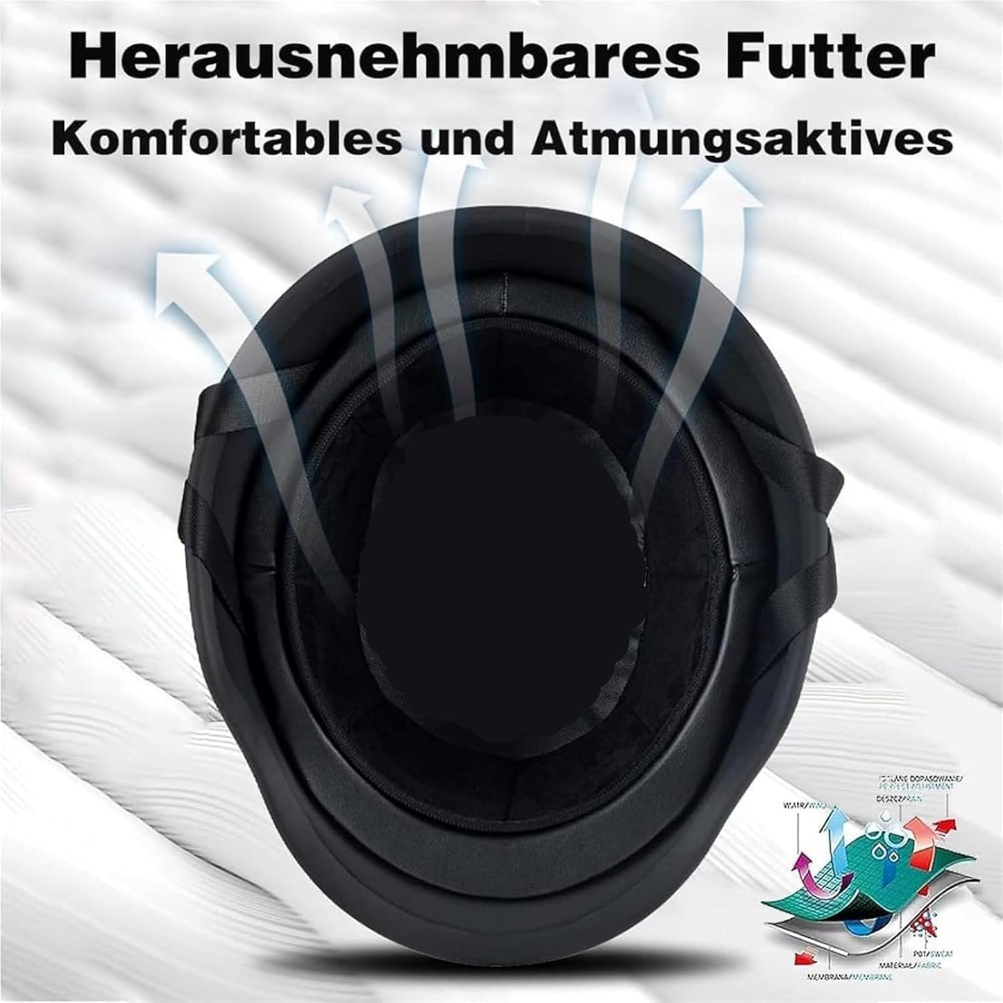 Medio casco de motocicleta, diseño retro-alemán, Certificación DOT.