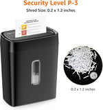 Amazon Basics Trituradora de corte transversal de 12 hojas para papel.(usada)