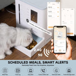 Alimentador dispensador Automático WIFI iPettie FW54 Mascotas Con Agua