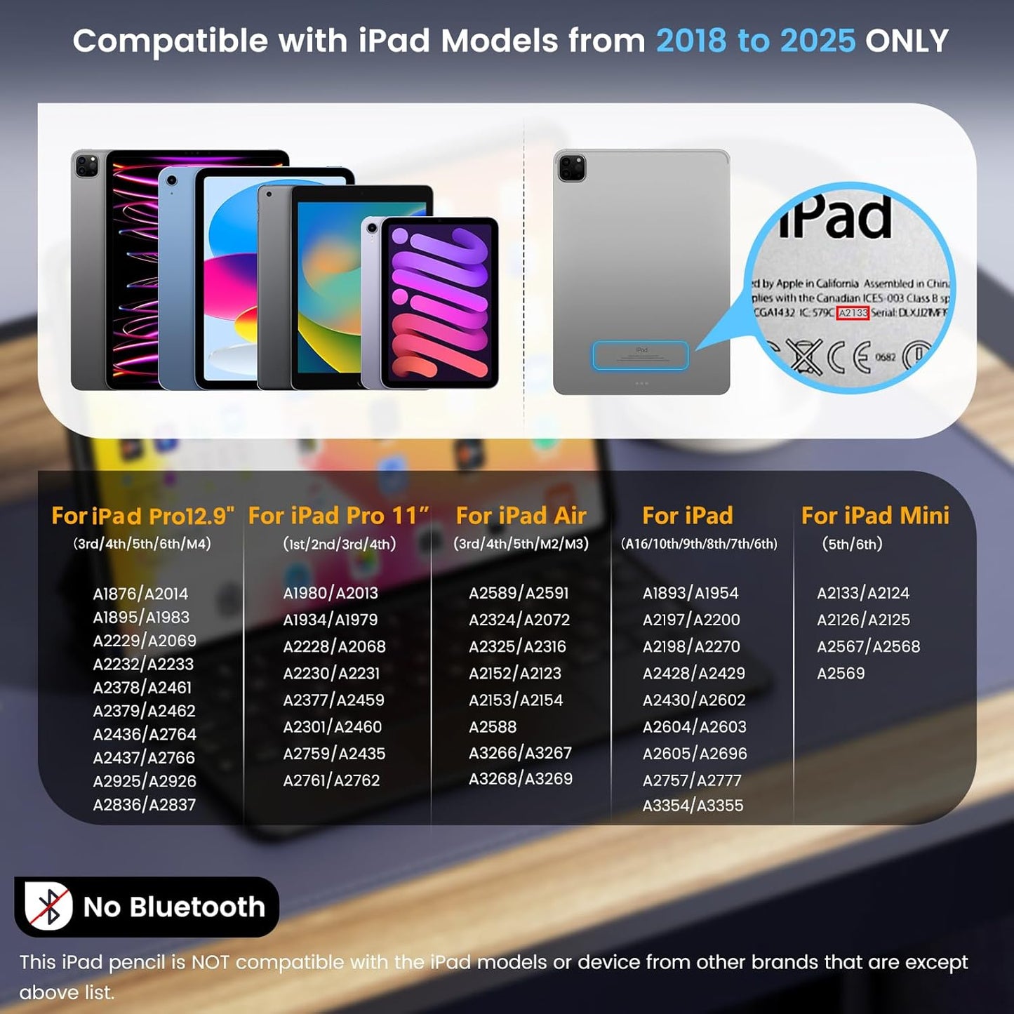 Lápiz Óptico Para iPad Rechazo de Palma para Ipad