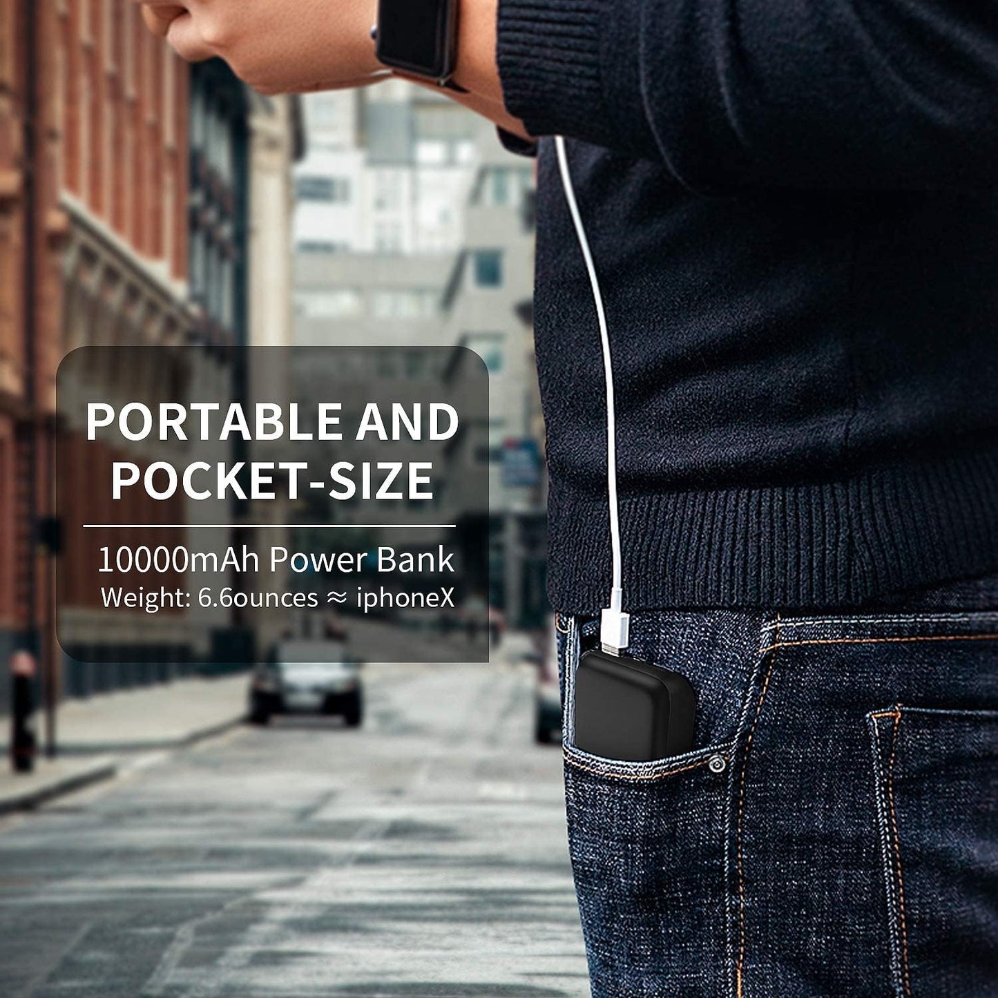 Bateria portatil mini MRBIU 10000 mAh (USADO)