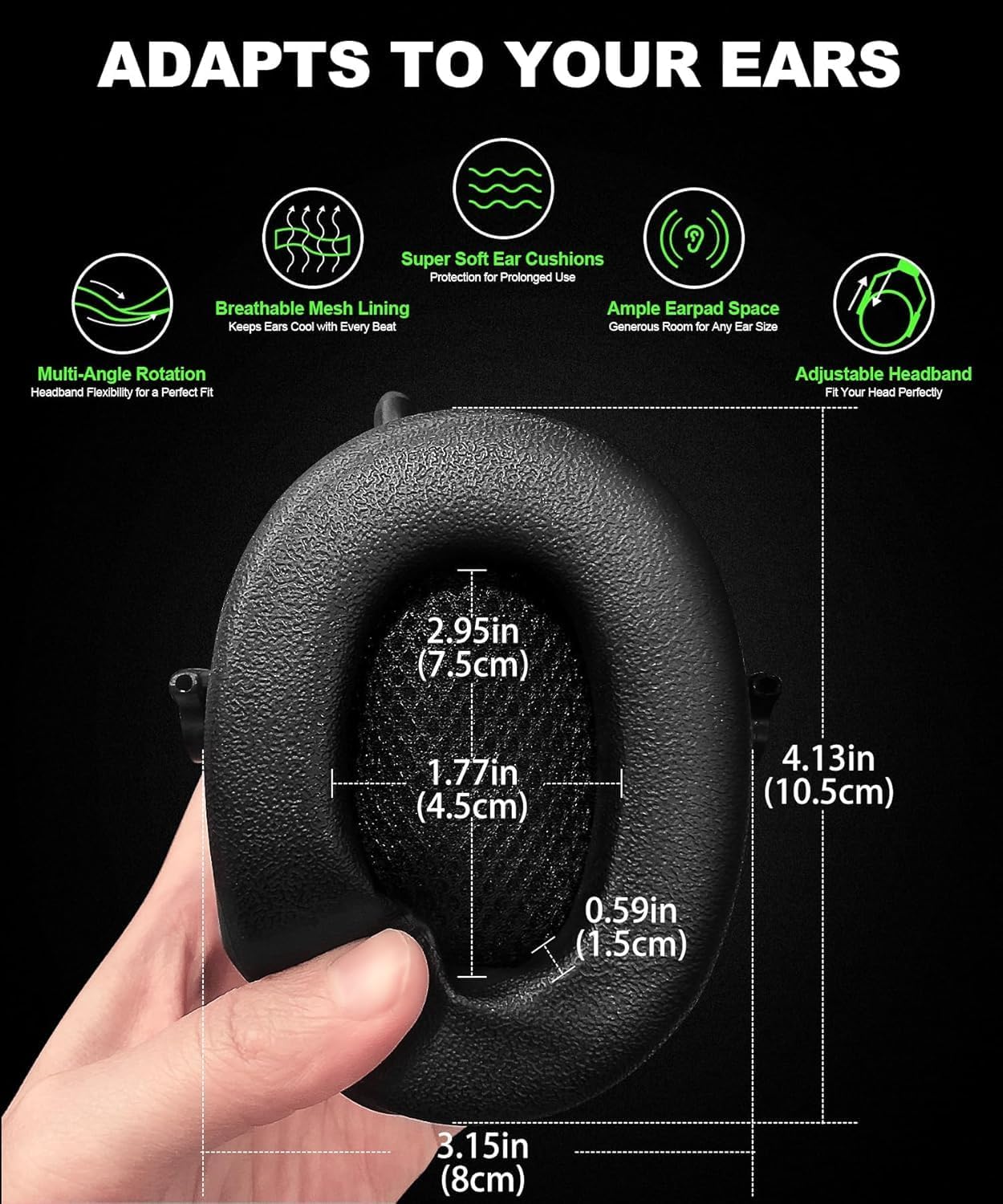 Auriculares de protección auditiva, PROHEAR 033, FM/AM. (USADO)