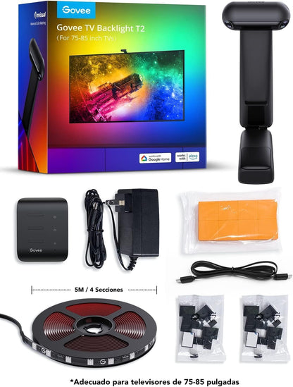 Govee Envisual TV Tira LED T2 Con Dual  75-85 Pulgadas
