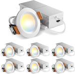 Luces Led Empotrable Amico 2'' 6W 5CCT Regulable 6 Piezas
