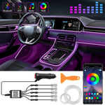 Tira de luces LED para interior de coche, RGB, control por app.