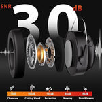 Auriculares BJKing con Bluetooth 5.4 y protección auditiva, recargables.
