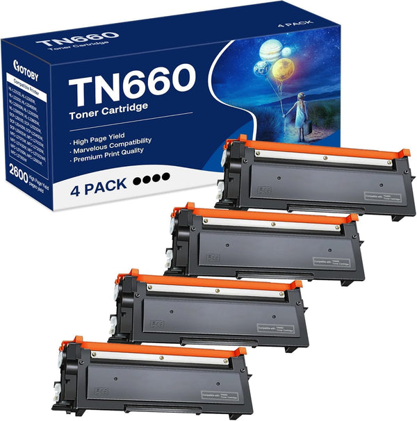 TN660 Cartucho de Tóner de Repuesto Gotoby,de Alto Rendimiento.