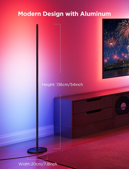 Lámparas de pie Govee H6076A, Inteligentes con control de voz, Alexa.