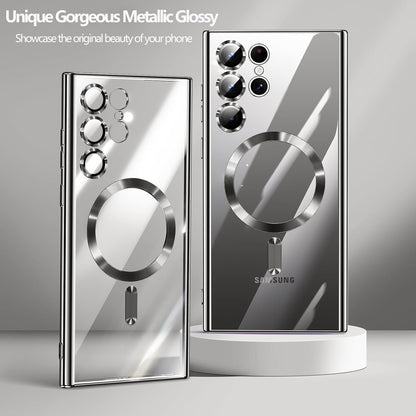 Funda para Samsung Galaxy S25 ultra, glossy, con cristal templado.