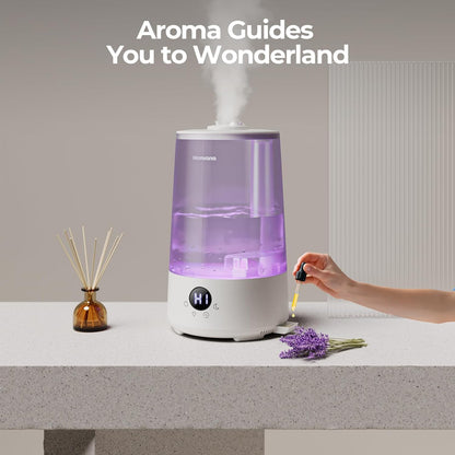 Humidificador para hogar, Homvana H101, 3.6Lt, con difusor de aceite.