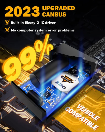 Auxbeam 2 Focos LED 9006 serie F22 alta potencia antiniebla
