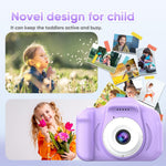 Cámara digital para niños color morado