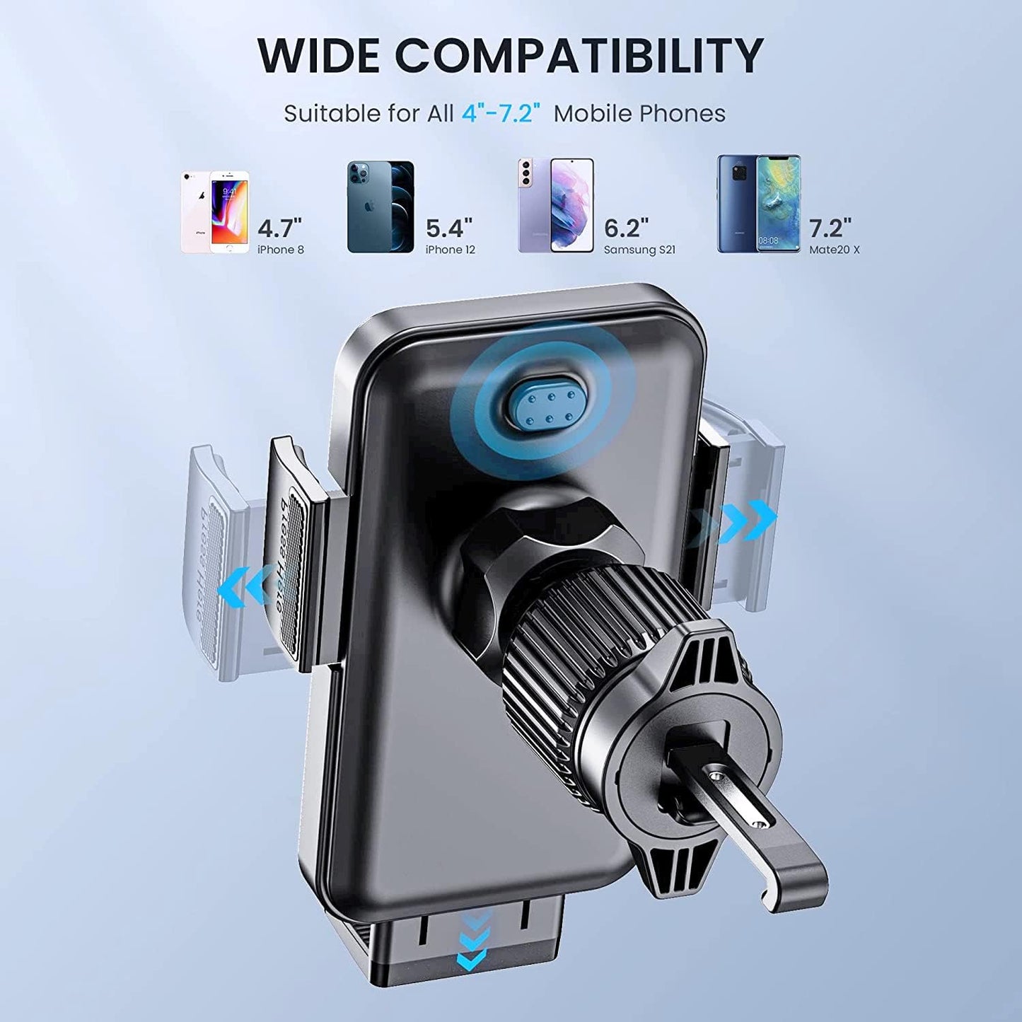 Soporte de teléfono para ventilación de automóvil