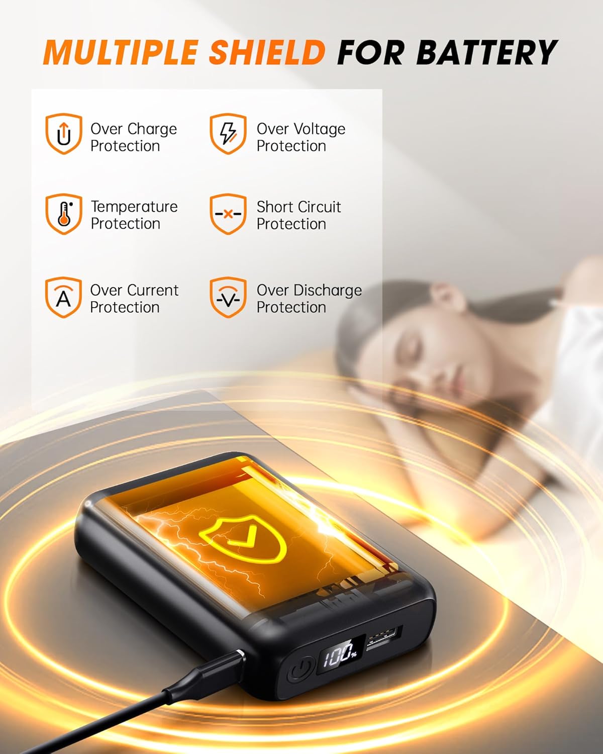 Batería de chaleco térmico Muvenes 18400 mAh (USADO)