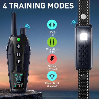 Collar Entrenamiento Perro Recargable Impermeable