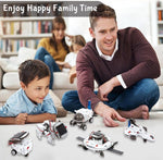Kit de construcción de robot solar 6 en 1 para niños (USADO)