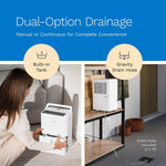 Deshumidificador Wi-Fi, 8 pintas, control avanzado, Homelabs (USADO)