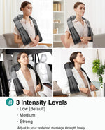 Masajeador Cuello Espalda Nekteck Shiatsu Inalámbrico Calor