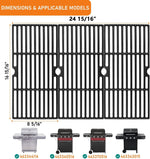 Rejillas de parrilla Hisencn para Char-Broil Advantage, Acero HSX-07