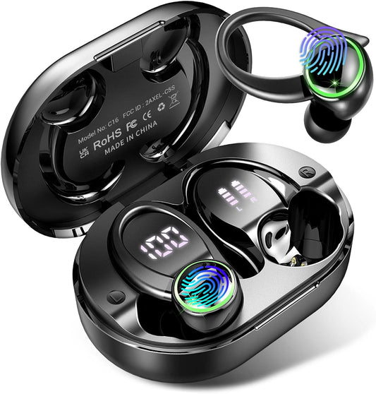 Kuizil Auriculares inalámbricos Bluetooth 5.4 con ganchos