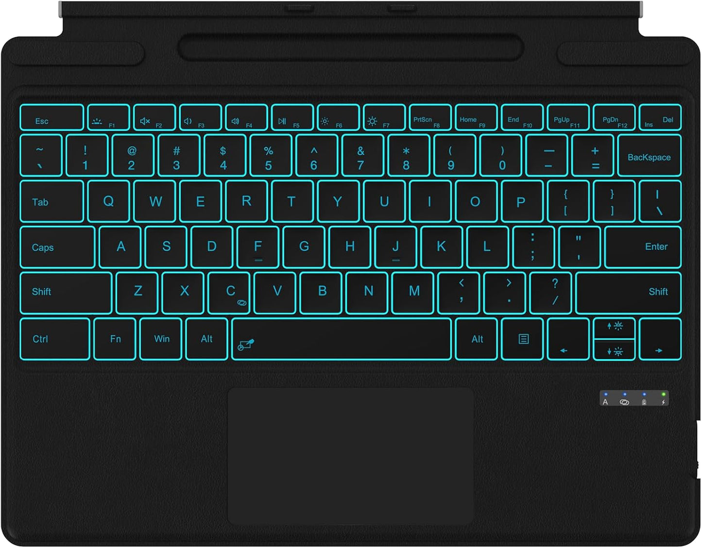 Teclado para Surface Pro 11/10/9/8/X con retroiluminación