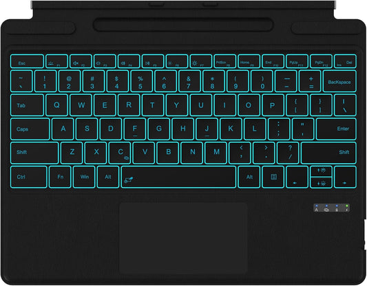 Teclado para Surface Pro 11/10/9/8/X con retroiluminación