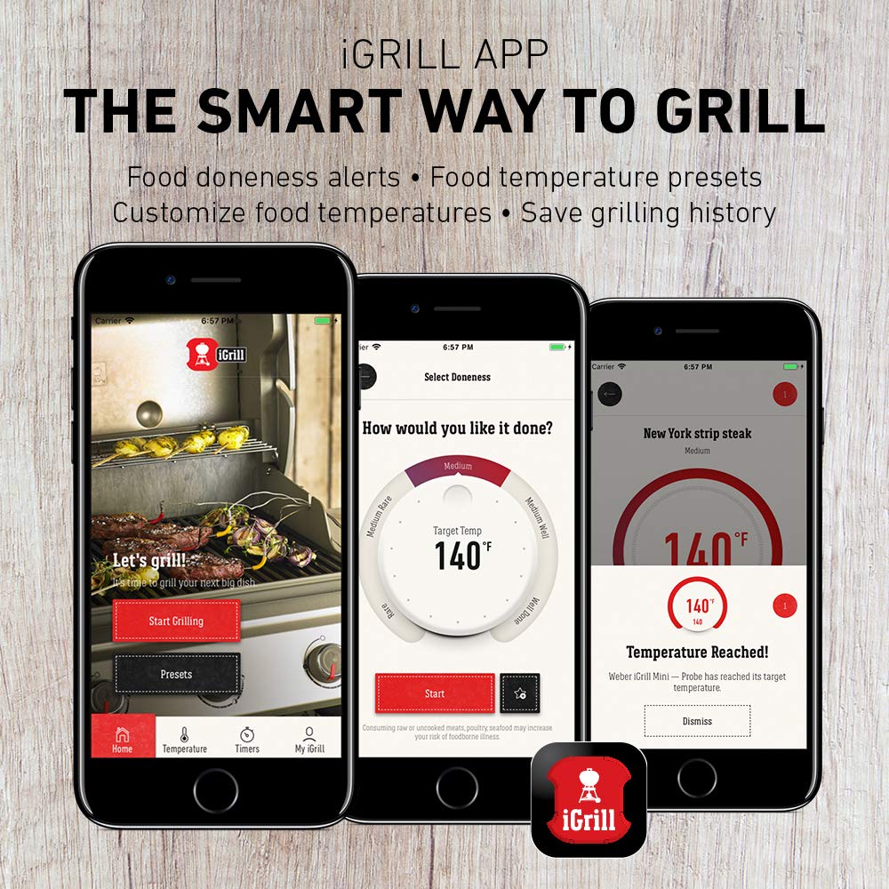 Termómetro para Carne Weber iGrill 3 Bluetooth
