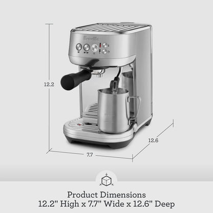 Máquina de café espresso Bambino Plus, Breville BS500, Stainless Steel