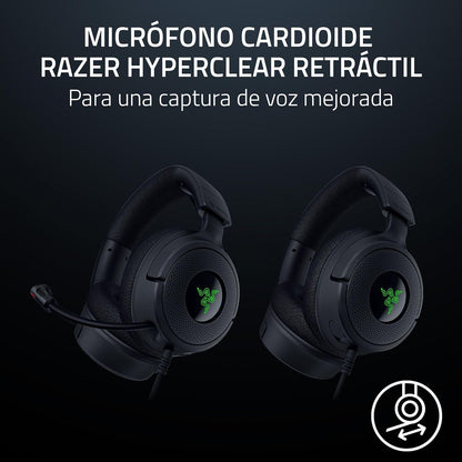 Audífonos Gamer Razer Kraken V4 X Con Cable USB-C