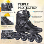 Patines en línea de alto rendimiento con forro lavable 8-8.5 E.U