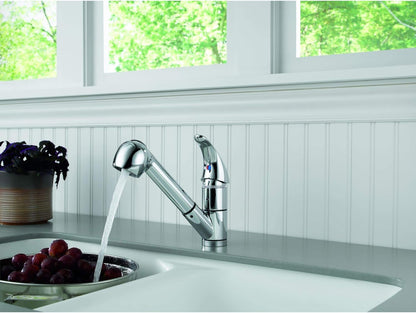 Grifo extraíble para cocina, Peerless P18550LF, 1 o 3 Agujeros.