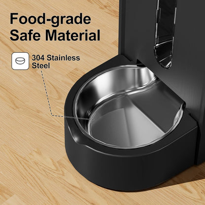 Comedero Automático para mascotas Con Dispensador Agua 1.8 Gal