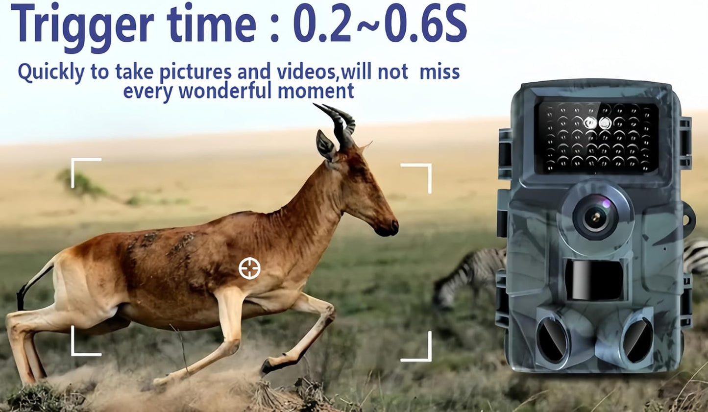 Cámaras de Caza 60MP 4K H.264 Vídeo