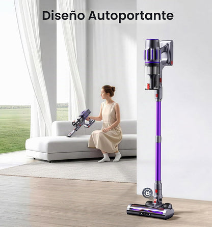 Aspiradora Inalámbrica 650W 55KPa 90 Min Antienredos