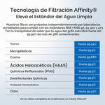 Jarra con filtro Clearly Filtered, 2.3 LT, Microplásticos PFAS y plomo
