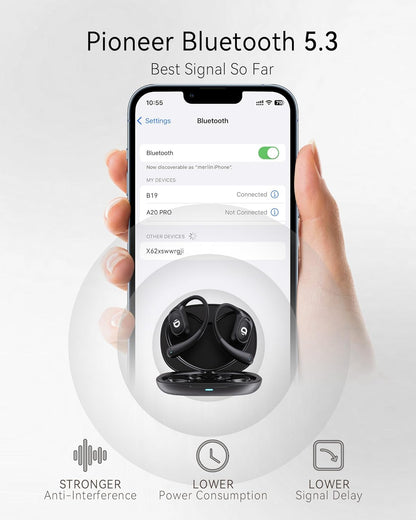 Auriculares De Oreja Abierta Auriculares Inalámbricos B19