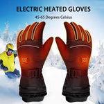 Guantes térmicos para deportes, caza, ciclismo, Baterias AA.