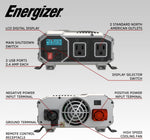 Inversor de corriente Energizer de 2000 vatios, de 12 V a 110 V,(USADO).
