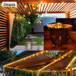 Guirnalda de luces, Sufeimas, solar 30 mts aprox. impermeables IP44.