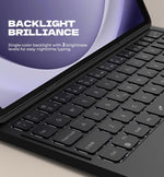 Funda Dexnor con Teclado para Galaxy Tab A9+ Plus (USADO)