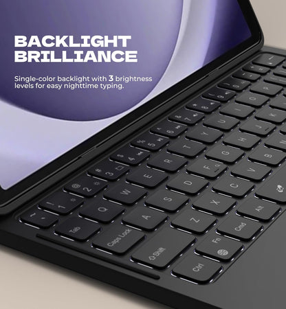 Funda Dexnor con Teclado para Galaxy Tab A9+ Plus (USADO)