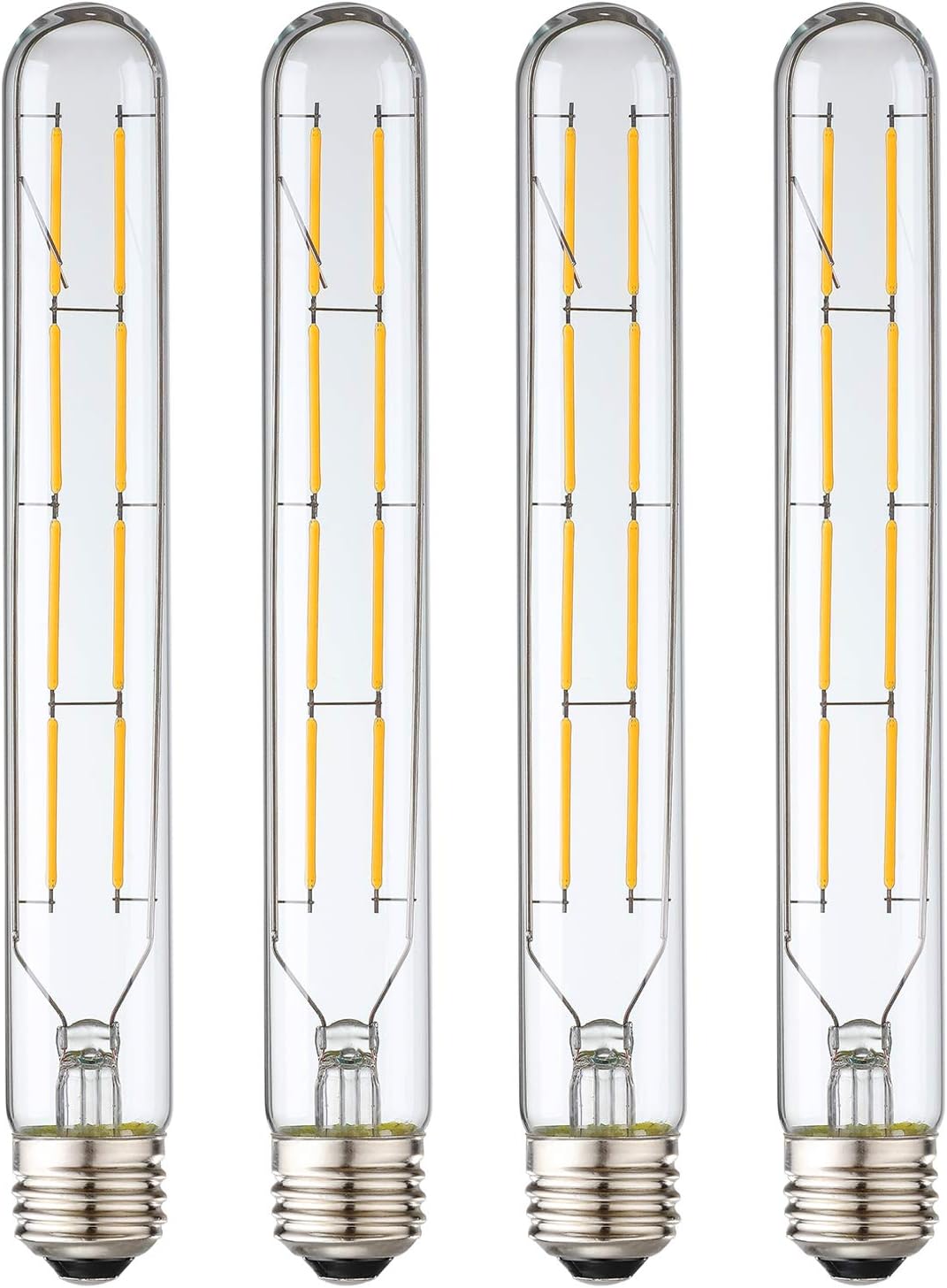 Bombilla tubular LED, Edison, regulable, 8 W, T10/T30, 4pcs.
