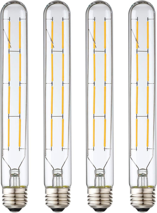 Bombilla tubular LED, Edison, regulable, 8 W, T10/T30, 4pcs.