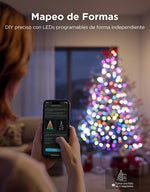 Cadena de Luces Navideñas Govee H6871, RGBWIC 30M, 140 Modos