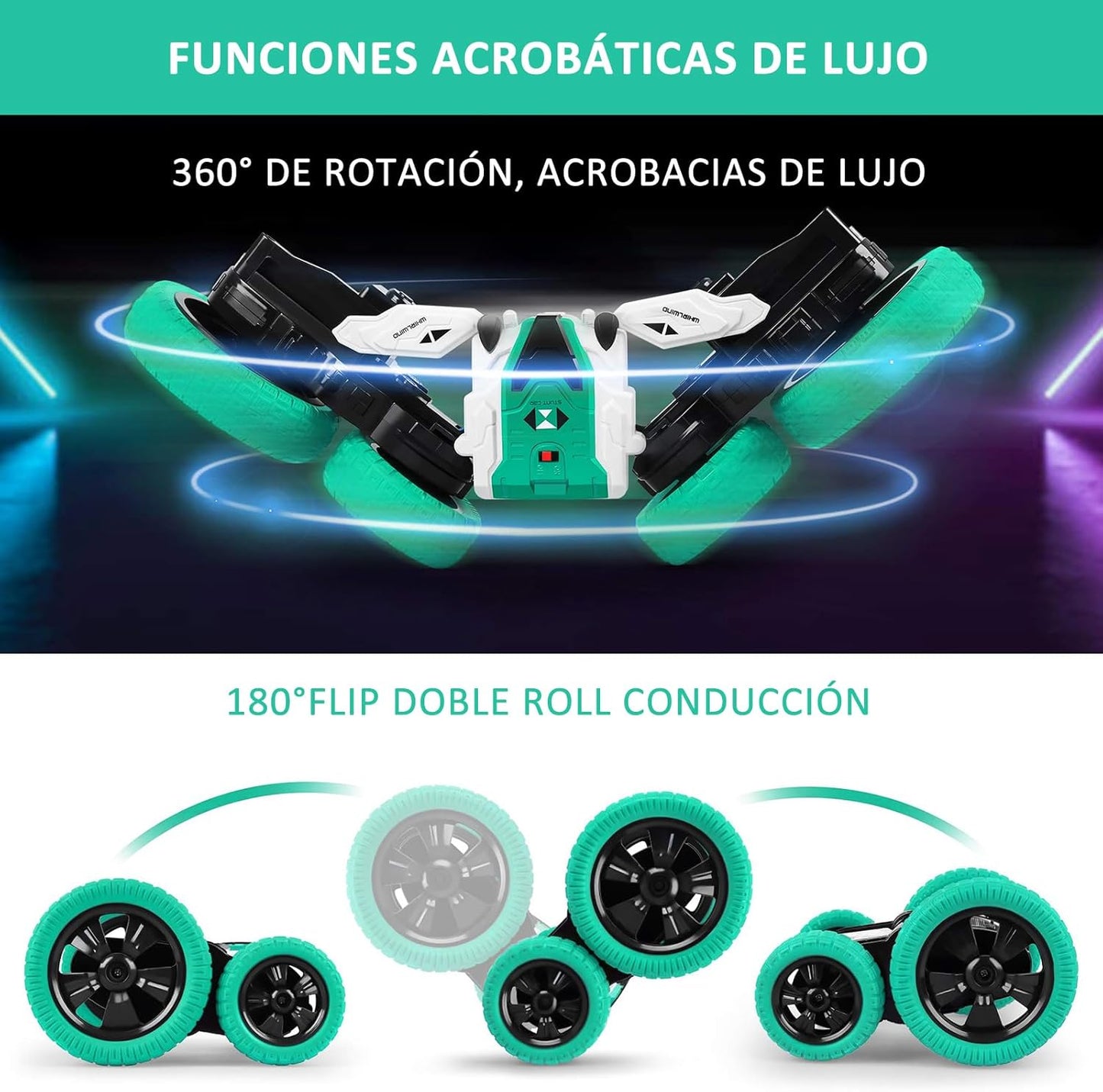 Yostyle Carro de Control Remoto, Coche RC de Acrobacia.