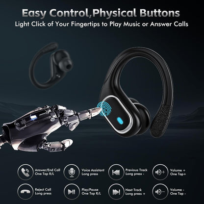 Auriculares inalámbricos Bluetooth T16, Impermeables IPX7.