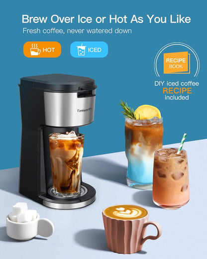 Cafetera fría y caliente para taza K  .Famiworths (UDADO)
