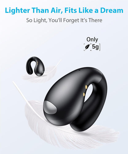 Auriculares de conducción ósea Bluetooth inalámbricos fitness