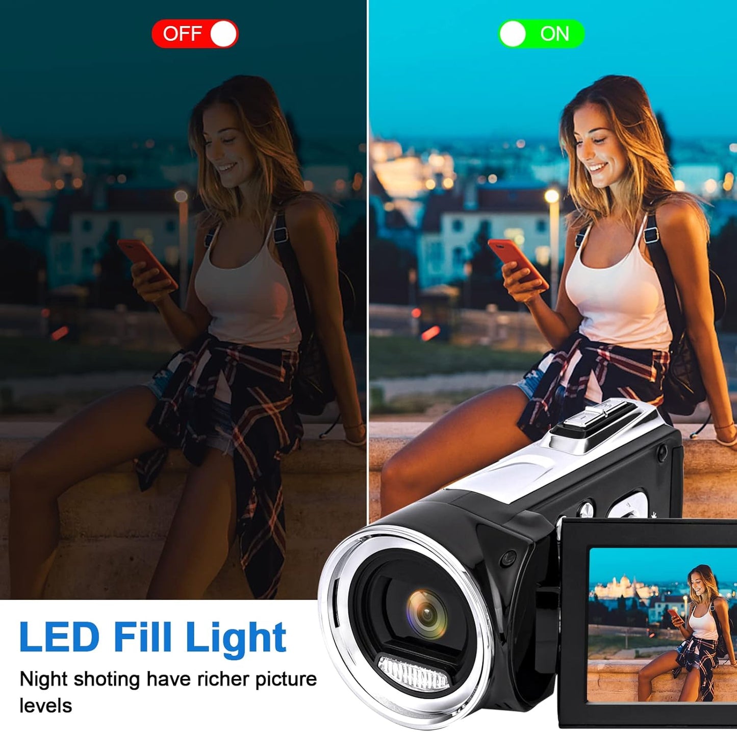 Videocámara infantil Rawiemy 1080P 36MP