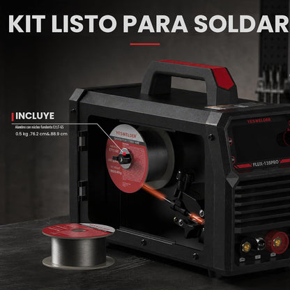 Yeswelder Soldadora Inversora Microalambre, 135 Amp (USADO)
